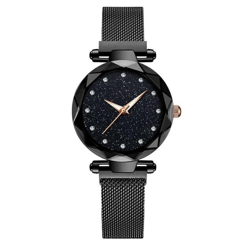 Reloj Mujer Negro, Azul, Morado, Oro + Pulsera Gratis